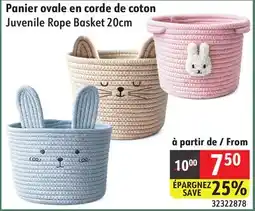 Sushi Shop Juvenile Rope Basket 20cm offer