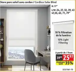 Sushi Shop Cordless Solar Blind offer