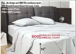 Sushi Shop 800 Thread Count Sheet Set asst. Color offer