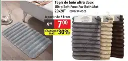 Sushi Shop Ultra Soft Faux Fur Bath Mat offer