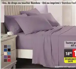 Sushi Shop Bamboo Feel sheet Sets - Solid or Printed offer