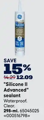 RONA Silicone II Advanced sealant offer