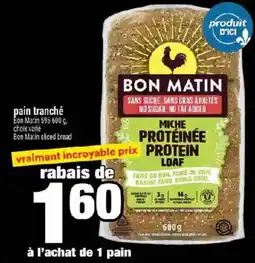 Super C BON MATIN pain tranché offer
