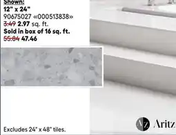 RONA ARITZ 12 x 24 floor tiles offer