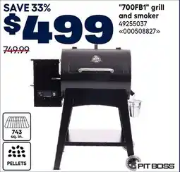RONA PITBOSS 700FB1 grill and smoker offer