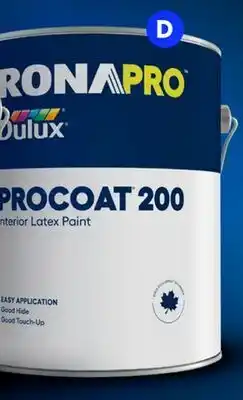 RONA RONA PRO Procoat 200 Interior paint offer