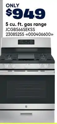 RONA GE APPLIANCES 5 cu. ft. gas range offer