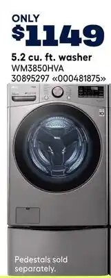RONA LG 5.2 cu. ft. washer offer