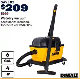 RONA DEWALT Wet/dry vacuum offer