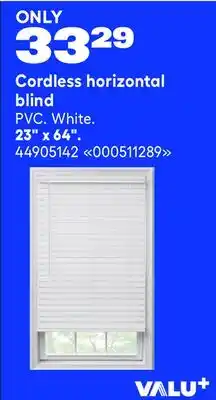 RONA Cordless horizontal blind PVC. White. 23 x 64 offer