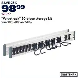 RONA CRAFTSMAN Versatrack 20-piece storage kit offer