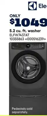 RONA Electrolux 5.2 cu. ft. washer offer