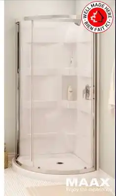 RONA MAAX Charlotte shower kit 34 x 34 offer