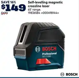 RONA BOSCH Self-levelling magnetic crossline laser offer
