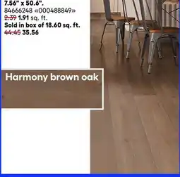 RONA MONO SERRA 7.56 x 50.6 water resistant laminate flooring offer