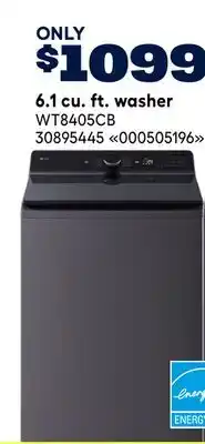 RONA LG 6.1 cu. ft. washer offer