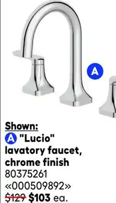 RONA Landon & Co. Bathroom Faucets Lucio lavatory faucet, chrome finish offer