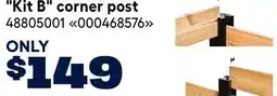 RONA Hoft Kit B corner post offer