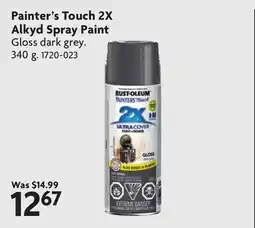 Home Hardware Painter's Touch 2X Alkyd Spray Paint offer