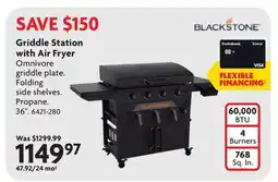 Home Hardware Griddle Station with Air Fryer offer