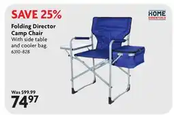 Home Hardware Folding Director Camp Chair offer