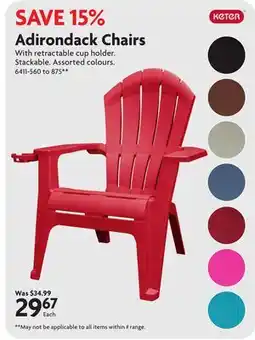 Home Hardware Adirondack Chairs offer