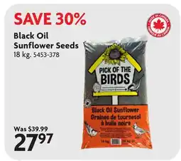 Home Hardware Black Oil Sunflower Seeds offer