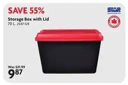 Home Hardware Storage Box with Lid offer
