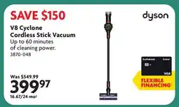 Home Hardware V8 Cyclone Cordless Stick Vacuum offer