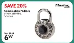 Home Hardware Combination Padlock offer