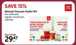 Home Hardware Manual Vacuum Sealer Kit offer