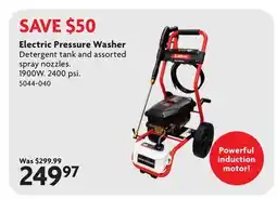 Home Hardware Electric Pressure Washer offer