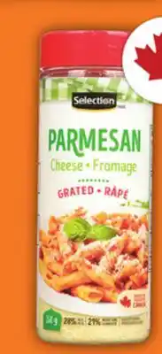 Food Basics SELECTION OR IRRESISTIBLE GRATED PARMESAN CHEESE offer