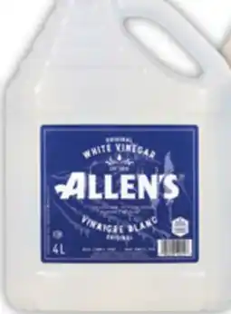 Food Basics ALLEN'S WHITE OR PICKLING VINEGAR offer