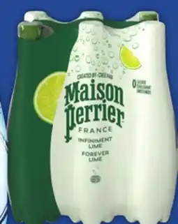 Food Basics SAN PELLEGRINO OR MAISON PERRIER CARBONATED WATER offer