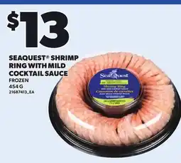 Loblaws SEAQUEST SHRIMP RING WITH MILD COCKTAIL SAUCE offer
