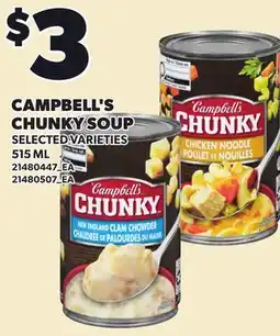 Loblaws CAMPBELL'S CHUNKY SOUP offer