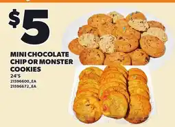 Loblaws MINI CHOCOLATE CHIP OR MONSTER COOKIES, 24'S offer