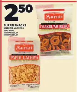Loblaws SURATI SNACKS, 250/341 G offer