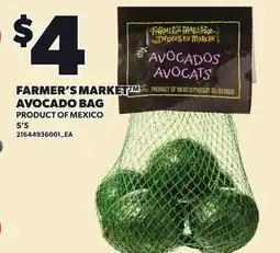 Loblaws FARMER'S MARKET AVOCADO BAG, 5'S offer