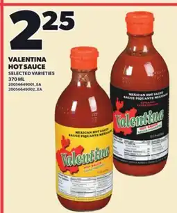 Loblaws VALentina HOT SAUCE offer