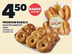 Loblaws PREMIUM BAGELS offer