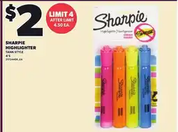 Loblaws SHARPIE HIGHLIGHTER, 4'S offer
