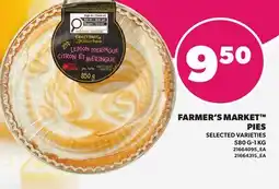 Loblaws FARMER'S MARKET PIES offer