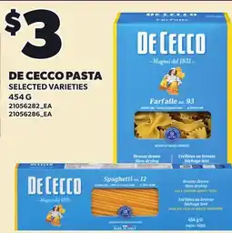 Loblaws DE CECCO PASTA offer