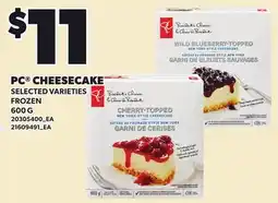 Loblaws PC CHEESECAKE offer