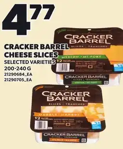 Loblaws CRACKER BARREL CHEESE SLICES offer