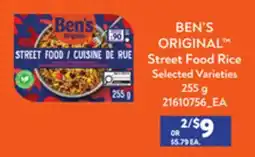Loblaws BEN'S ORIGINAL STREET FOOD RICE offer