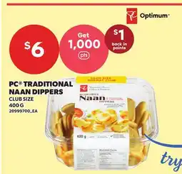 Loblaws PC TRADITIONAL NAAN DIPPERS offer