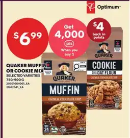 Loblaws QUAKER MUFFIN OR COOKIE MIX offer